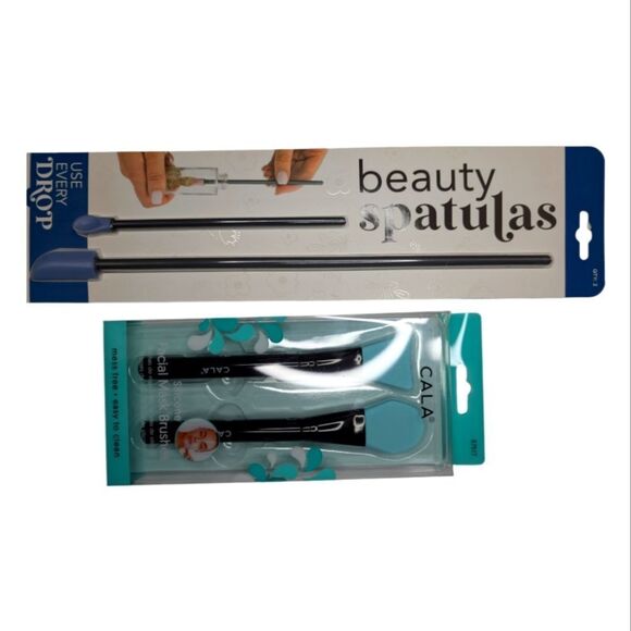 Set of 4: beauty spatulas and facial mask applicators. New - Picture 2 of 11